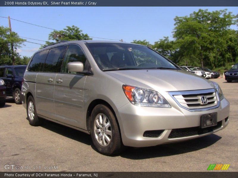 Silver Pearl Metallic / Gray 2008 Honda Odyssey EX