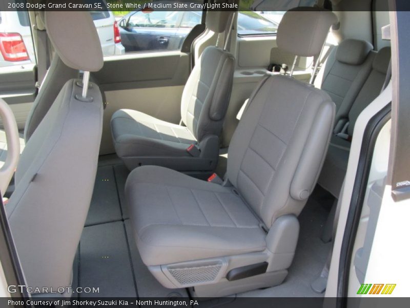 Stone White / Medium Slate Gray/Light Shale 2008 Dodge Grand Caravan SE