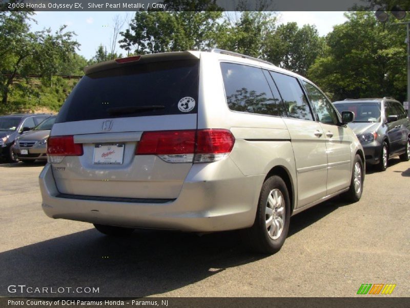 Silver Pearl Metallic / Gray 2008 Honda Odyssey EX