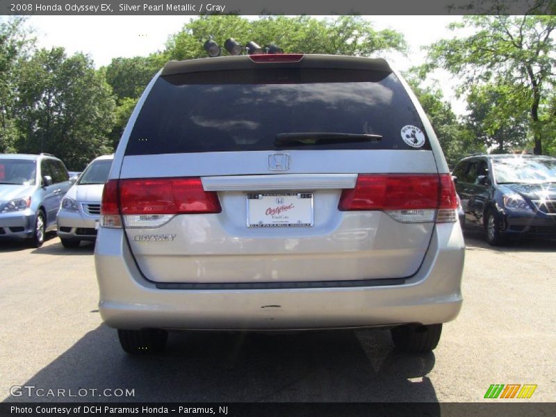 Silver Pearl Metallic / Gray 2008 Honda Odyssey EX