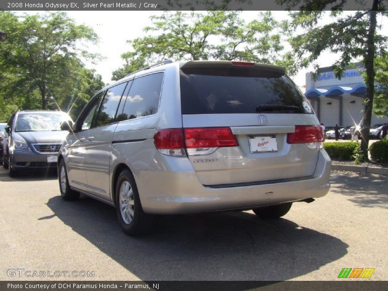 Silver Pearl Metallic / Gray 2008 Honda Odyssey EX