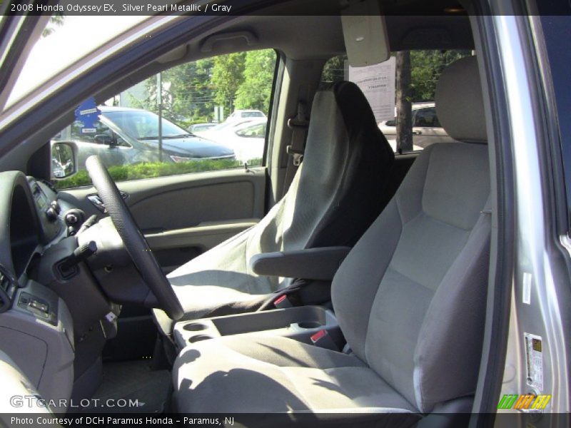 Silver Pearl Metallic / Gray 2008 Honda Odyssey EX