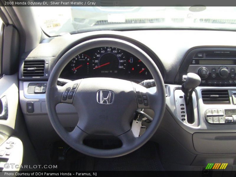 Silver Pearl Metallic / Gray 2008 Honda Odyssey EX