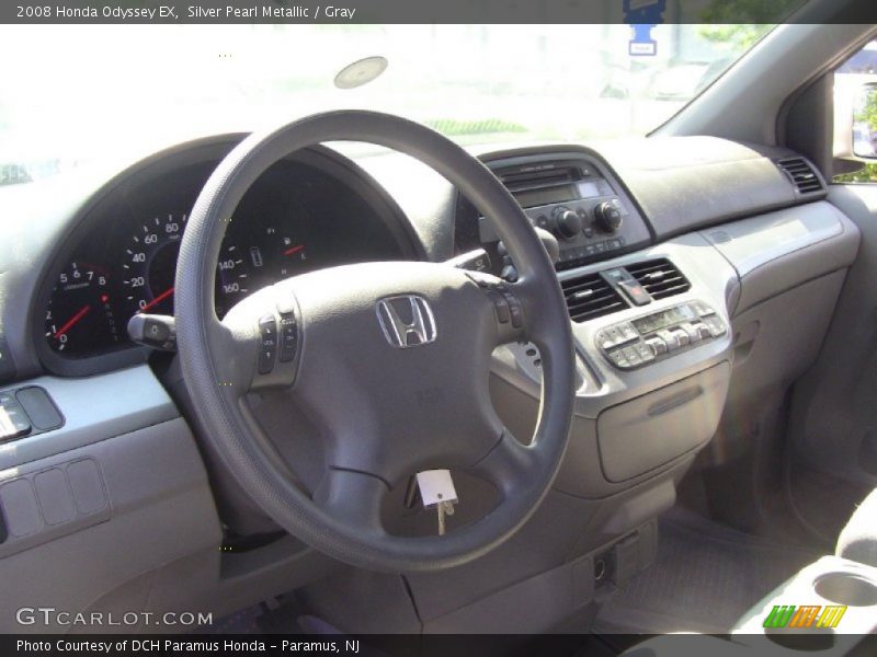 Silver Pearl Metallic / Gray 2008 Honda Odyssey EX