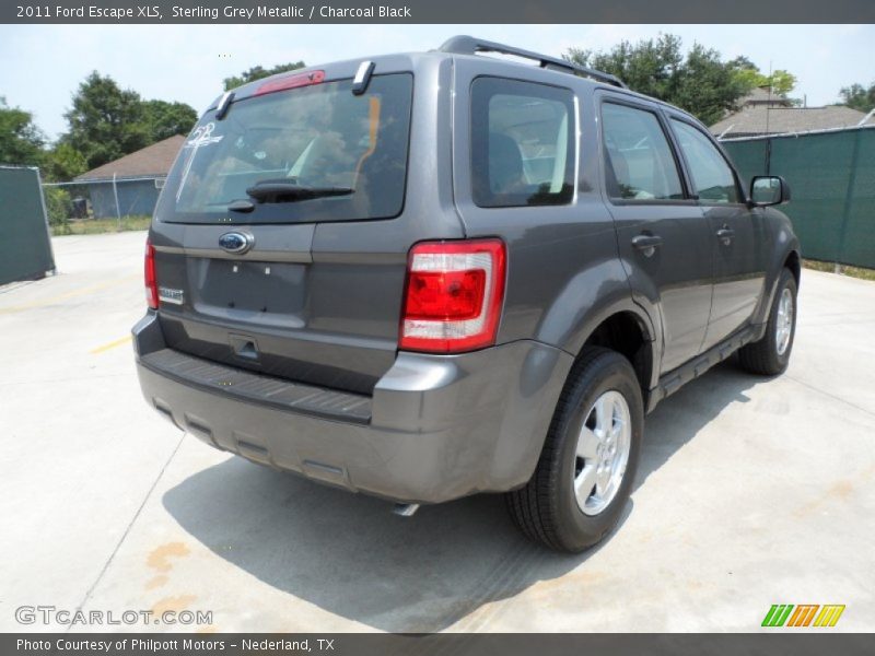 Sterling Grey Metallic / Charcoal Black 2011 Ford Escape XLS