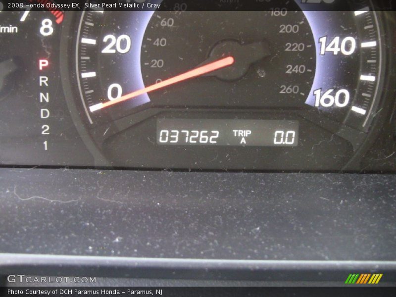 Silver Pearl Metallic / Gray 2008 Honda Odyssey EX