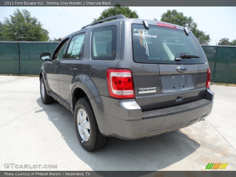 Sterling Grey Metallic / Charcoal Black 2011 Ford Escape XLS