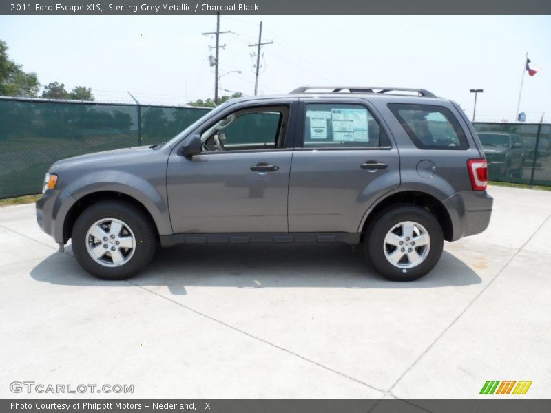 Sterling Grey Metallic / Charcoal Black 2011 Ford Escape XLS