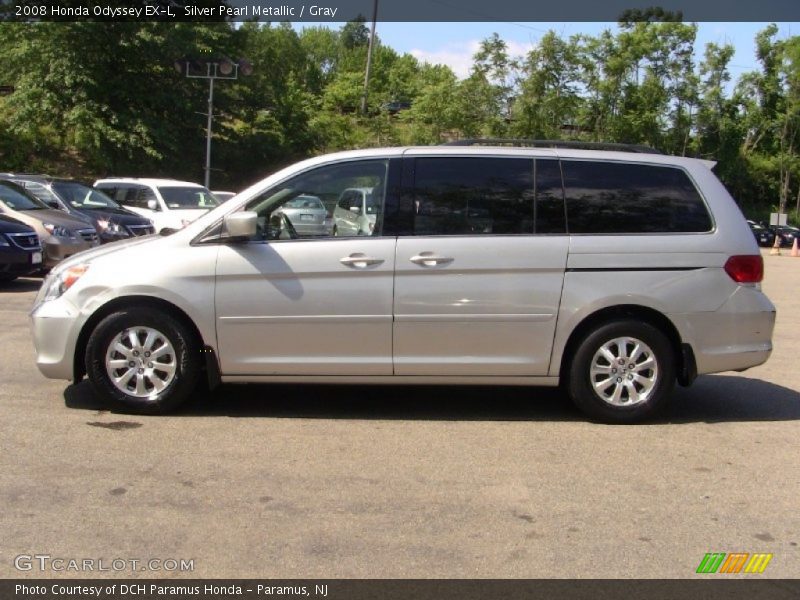 Silver Pearl Metallic / Gray 2008 Honda Odyssey EX-L