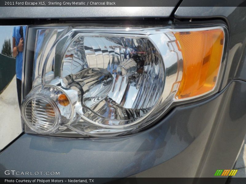 Sterling Grey Metallic / Charcoal Black 2011 Ford Escape XLS