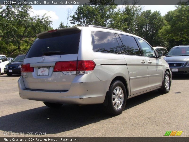 Silver Pearl Metallic / Gray 2008 Honda Odyssey EX-L