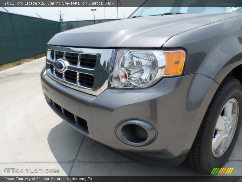 Sterling Grey Metallic / Charcoal Black 2011 Ford Escape XLS