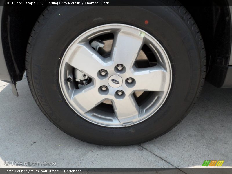 Sterling Grey Metallic / Charcoal Black 2011 Ford Escape XLS