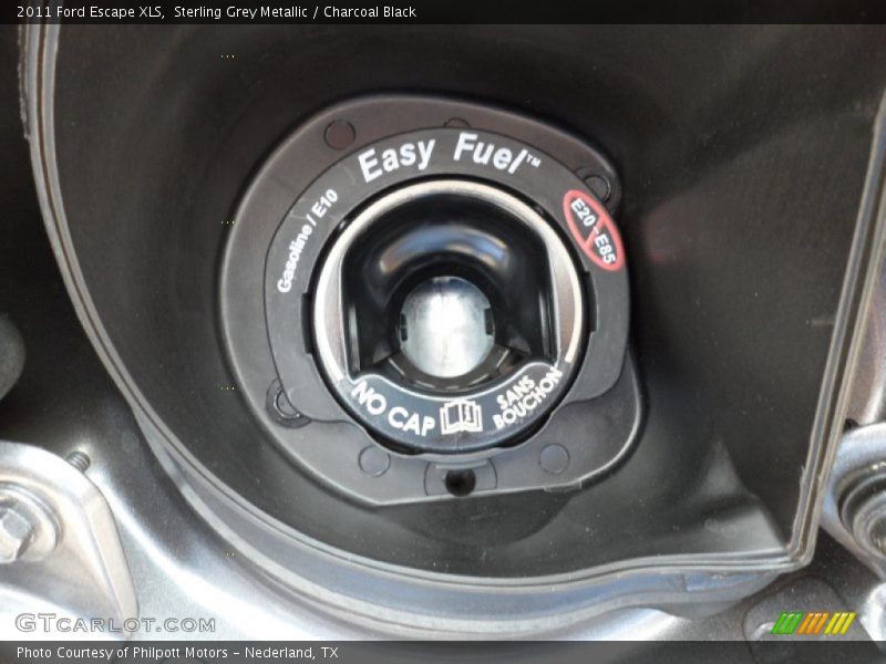 Sterling Grey Metallic / Charcoal Black 2011 Ford Escape XLS