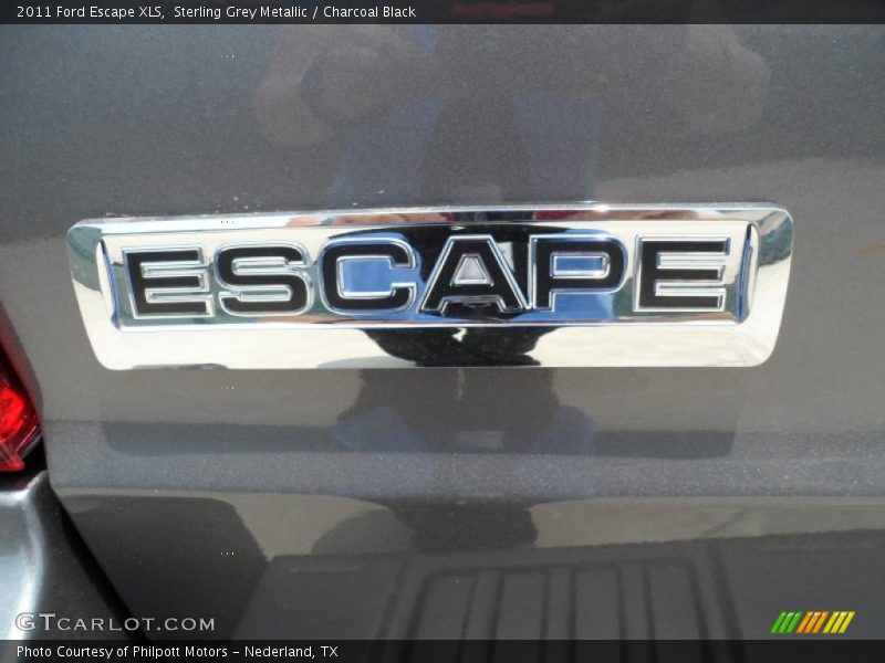 Sterling Grey Metallic / Charcoal Black 2011 Ford Escape XLS