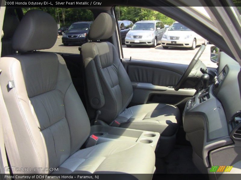 Silver Pearl Metallic / Gray 2008 Honda Odyssey EX-L