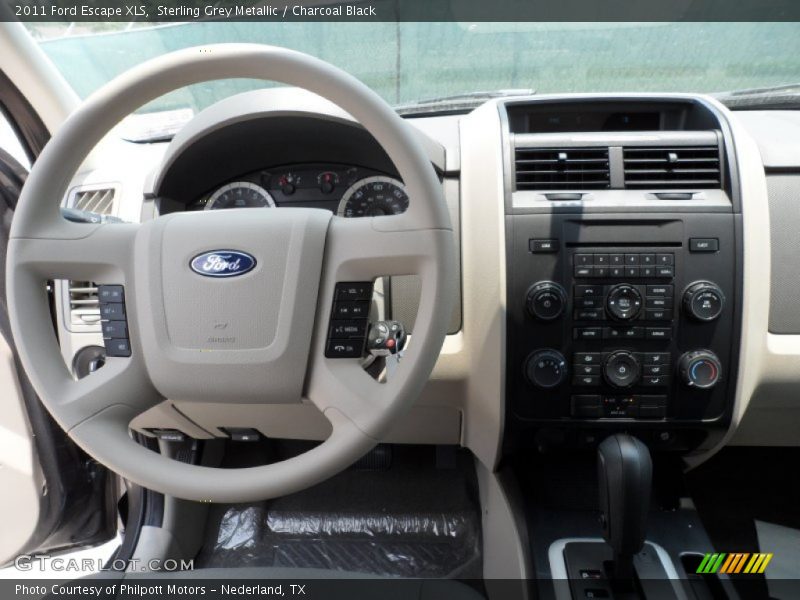 Sterling Grey Metallic / Charcoal Black 2011 Ford Escape XLS