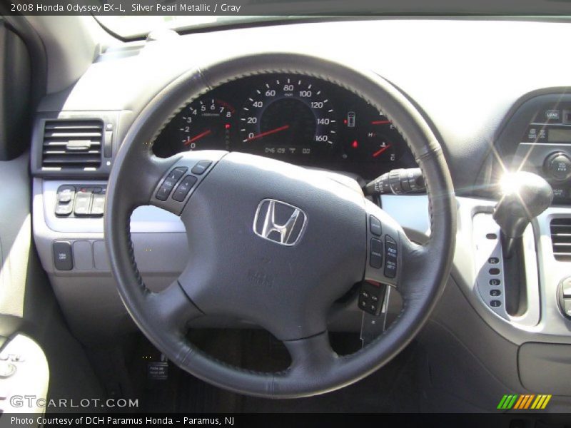 Silver Pearl Metallic / Gray 2008 Honda Odyssey EX-L