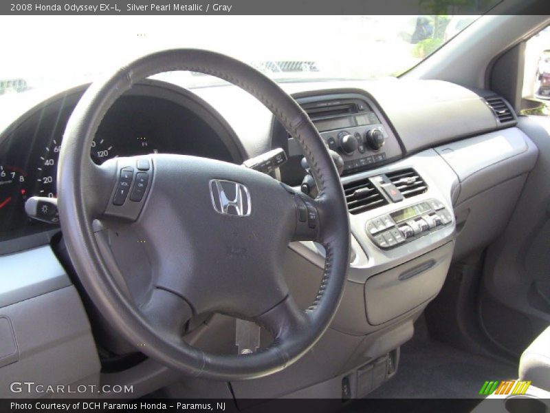 Silver Pearl Metallic / Gray 2008 Honda Odyssey EX-L