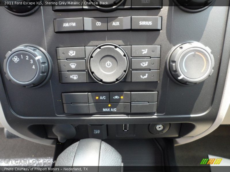 Sterling Grey Metallic / Charcoal Black 2011 Ford Escape XLS