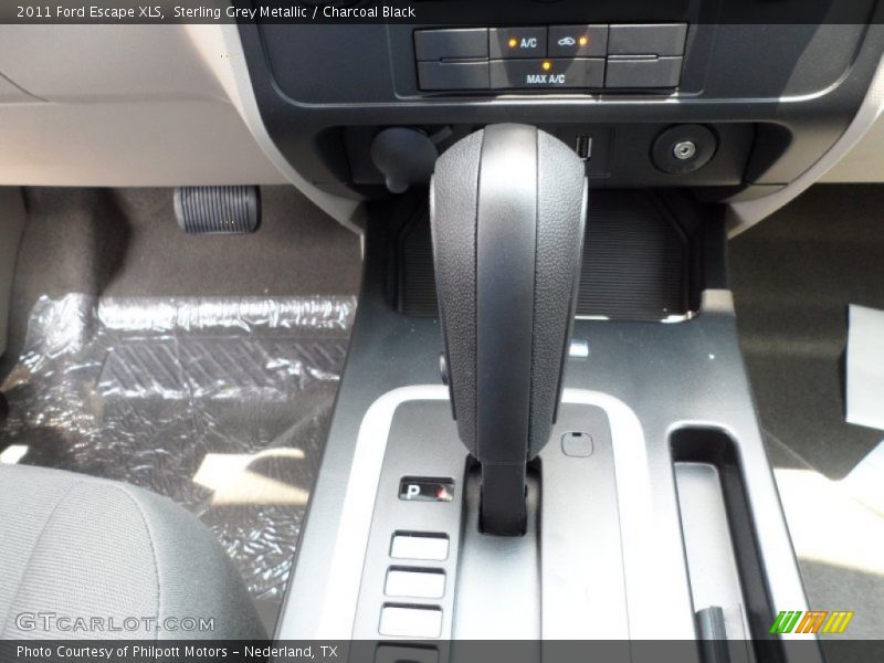 Sterling Grey Metallic / Charcoal Black 2011 Ford Escape XLS