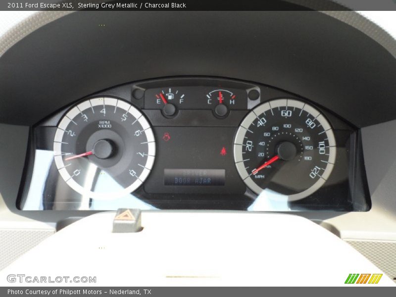Sterling Grey Metallic / Charcoal Black 2011 Ford Escape XLS