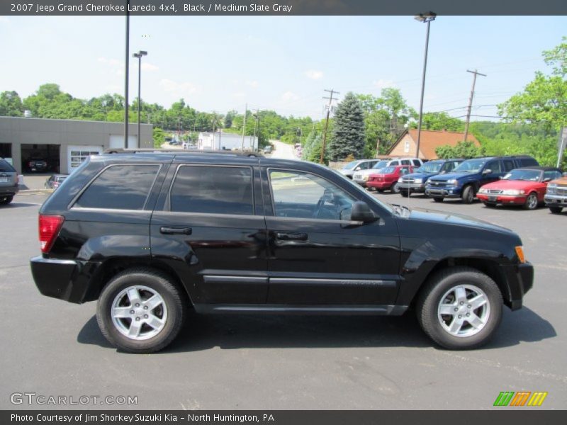 Black / Medium Slate Gray 2007 Jeep Grand Cherokee Laredo 4x4