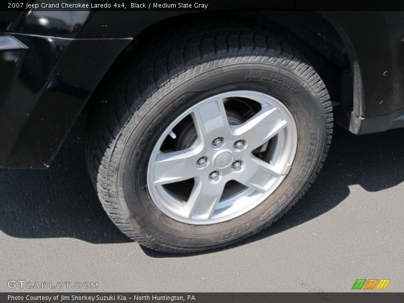 Black / Medium Slate Gray 2007 Jeep Grand Cherokee Laredo 4x4