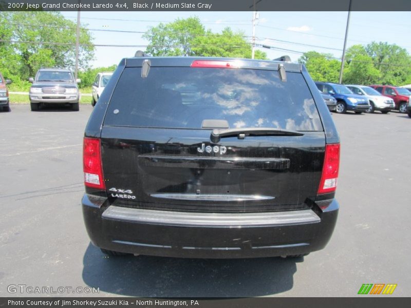 Black / Medium Slate Gray 2007 Jeep Grand Cherokee Laredo 4x4