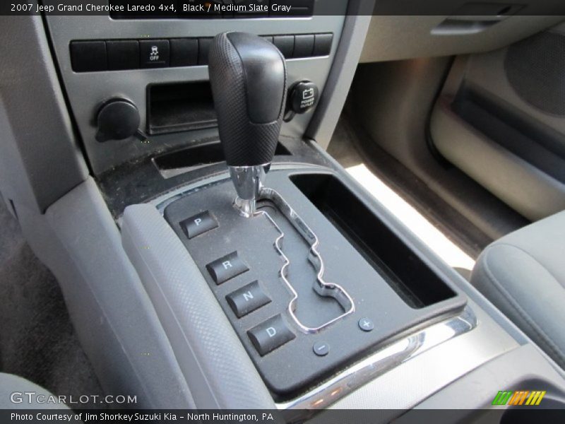 Black / Medium Slate Gray 2007 Jeep Grand Cherokee Laredo 4x4