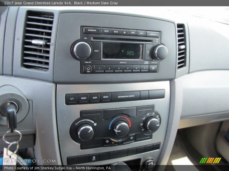 Black / Medium Slate Gray 2007 Jeep Grand Cherokee Laredo 4x4