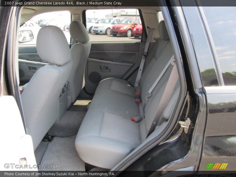 Black / Medium Slate Gray 2007 Jeep Grand Cherokee Laredo 4x4