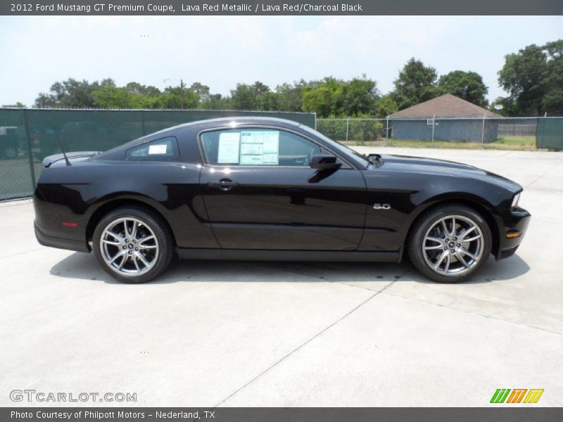  2012 Mustang GT Premium Coupe Lava Red Metallic