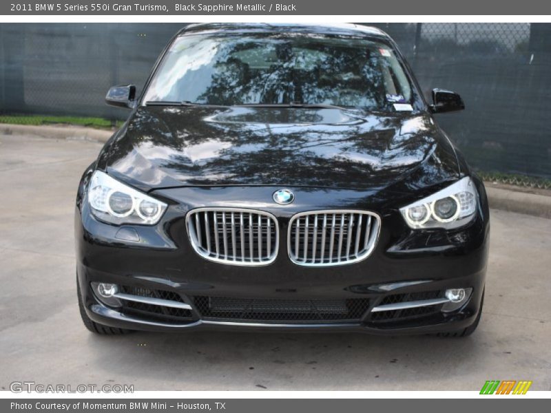 Black Sapphire Metallic / Black 2011 BMW 5 Series 550i Gran Turismo