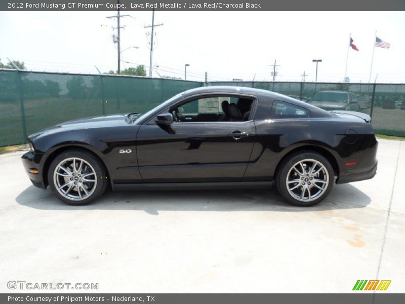  2012 Mustang GT Premium Coupe Lava Red Metallic