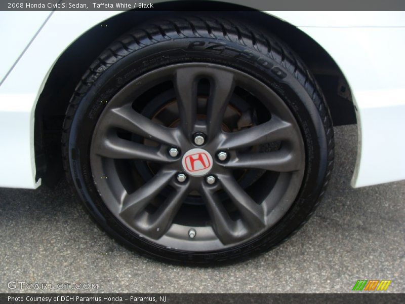 Taffeta White / Black 2008 Honda Civic Si Sedan
