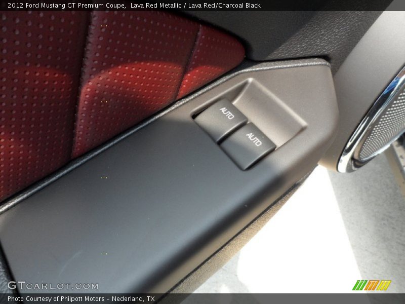 Controls of 2012 Mustang GT Premium Coupe