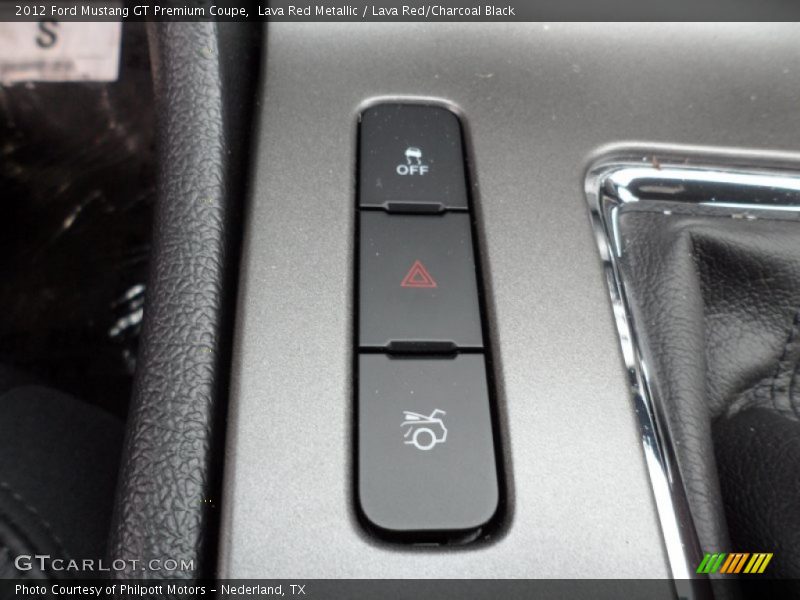 Controls of 2012 Mustang GT Premium Coupe
