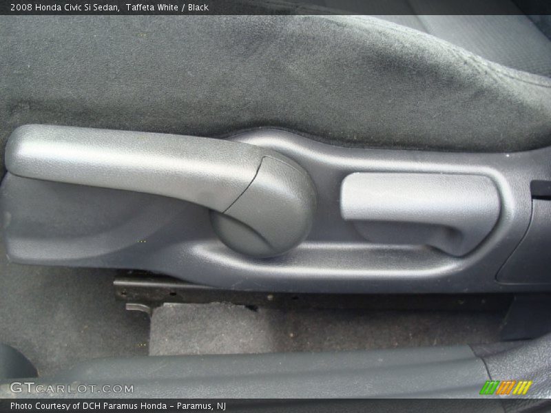 Taffeta White / Black 2008 Honda Civic Si Sedan