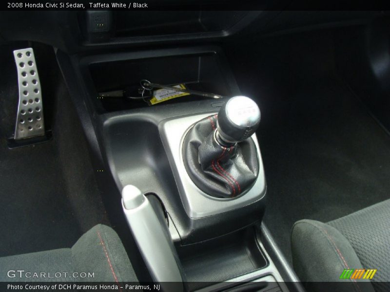 Taffeta White / Black 2008 Honda Civic Si Sedan