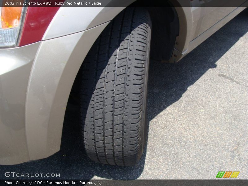 Ruby Red Metallic / Beige 2003 Kia Sorento EX 4WD