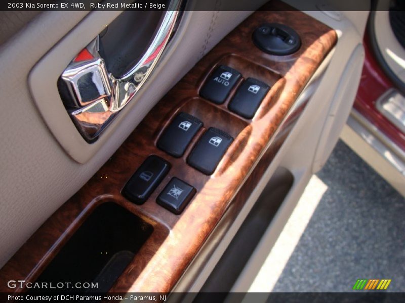 Ruby Red Metallic / Beige 2003 Kia Sorento EX 4WD