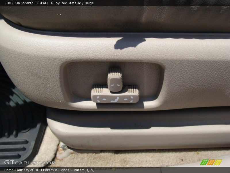Ruby Red Metallic / Beige 2003 Kia Sorento EX 4WD
