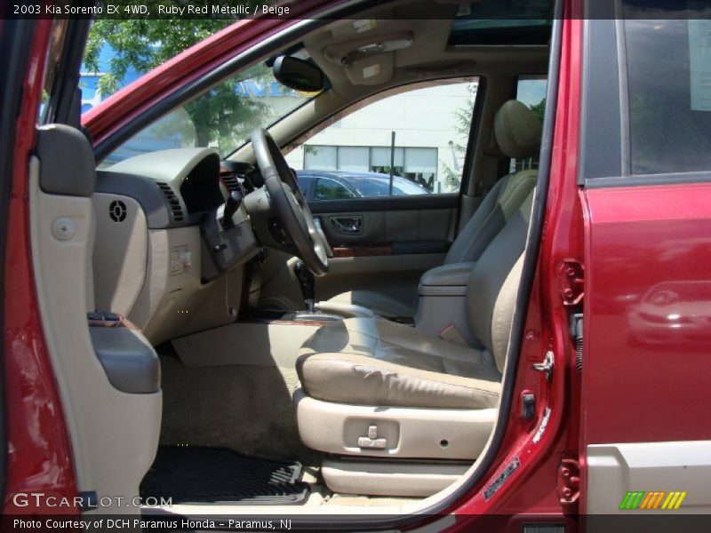 Ruby Red Metallic / Beige 2003 Kia Sorento EX 4WD