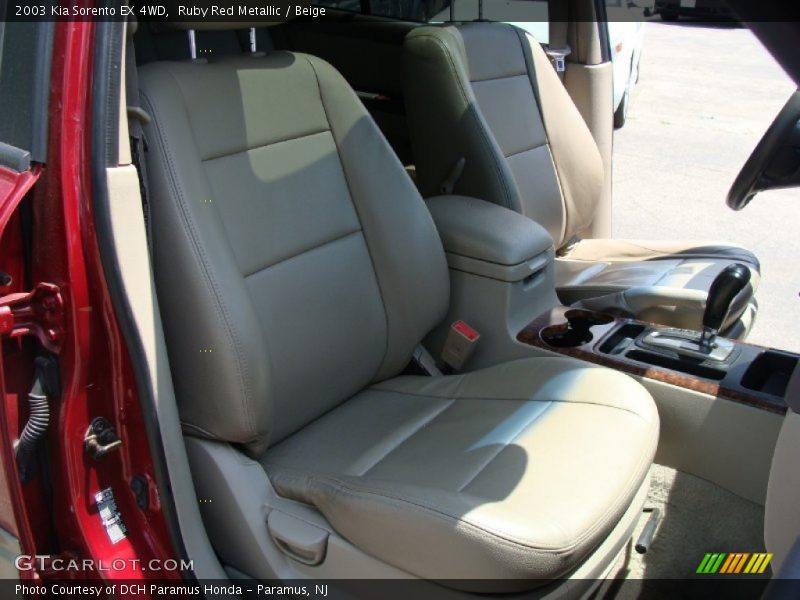 Ruby Red Metallic / Beige 2003 Kia Sorento EX 4WD