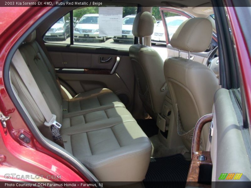 Ruby Red Metallic / Beige 2003 Kia Sorento EX 4WD