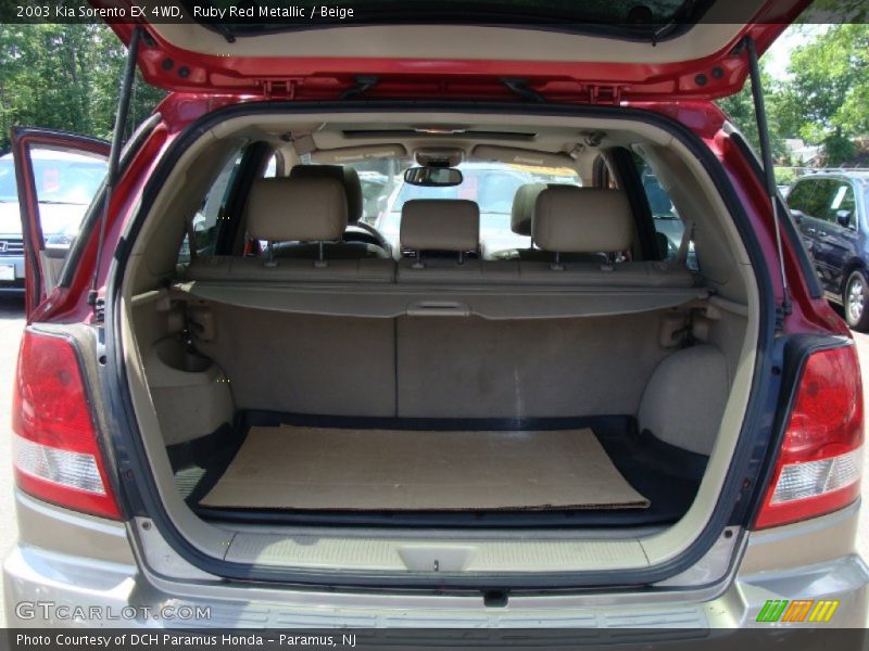 Ruby Red Metallic / Beige 2003 Kia Sorento EX 4WD