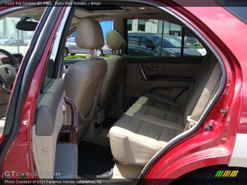 Ruby Red Metallic / Beige 2003 Kia Sorento EX 4WD