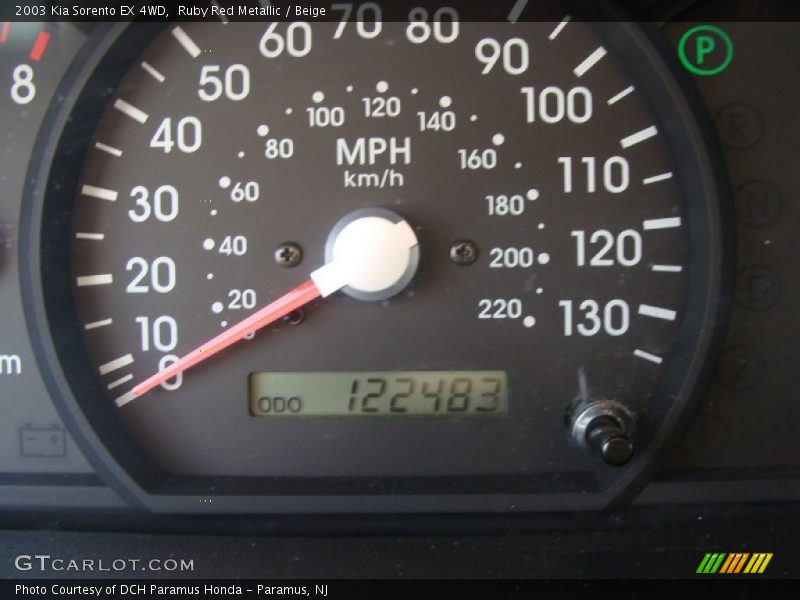 Ruby Red Metallic / Beige 2003 Kia Sorento EX 4WD