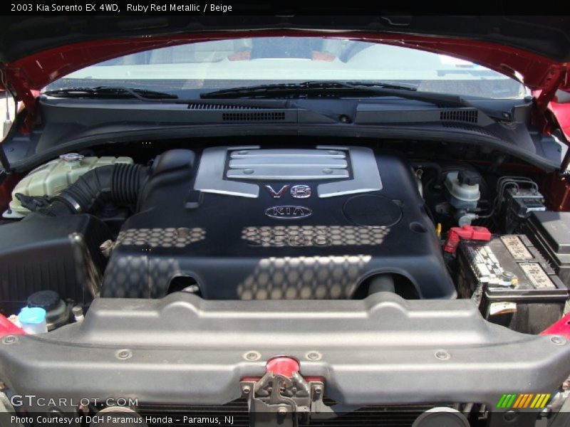 Ruby Red Metallic / Beige 2003 Kia Sorento EX 4WD